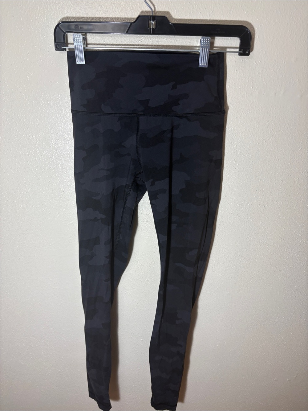 lululemon athletica Black & Dark Gray Camo High-Waist Leggings